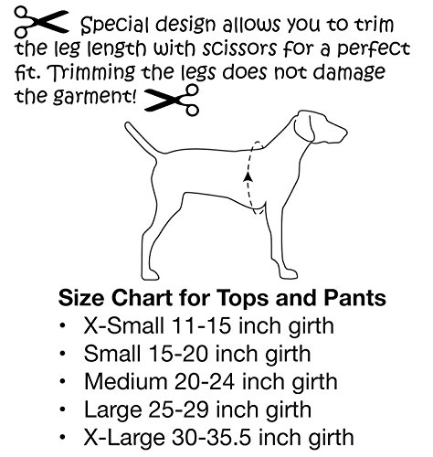 Pantalones para perro, talla pequeña, color azul miniatura 6