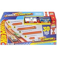 Hot Wheels - Juego de pistas de pista Deluxe Track Creator con 2