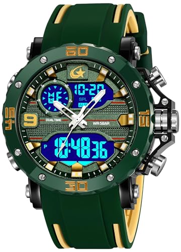 Montre avec cadran unique findtime numérique et analogique pour homme actif