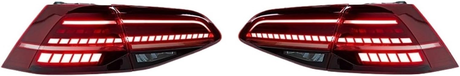 Taillights Compatible With Volkswagen Golf 7/7.5 MK7/7. 2012-2020 Plug Play Racing Tail Light Flowing LED Projetor Lamp DRL AssemblyGolf 7 LED Red