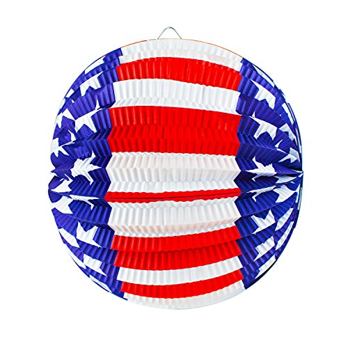 Super Z Outlet Patriotic American Flag Paper Lanterns #TOP17