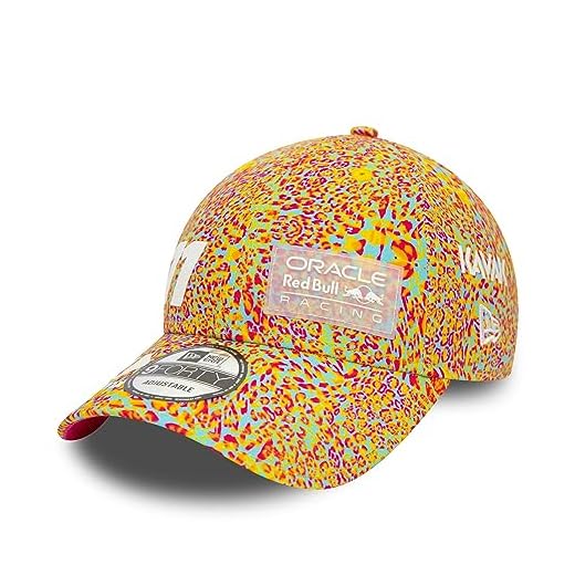 New Era Red Bull Racing F1 9Forty 2023 Edición Especial Sergio Checo Perez Canada GP Sombrero Multicolor, Varios colores, Talla única