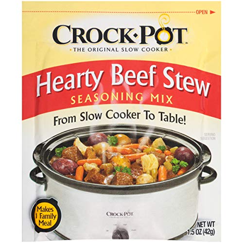 Crock Pot Seasoning Mix, Hearty Beef Stew, 1.5 Ounce (Pack of 12)