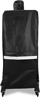 Grisun 73351 Pellet Smoker Cover for Pit Boss PBV3P1 3 Series Vertical Pellet Smoker, Anti-Fade Waterproof Grill Cover, Special Zipper Design for Easy Put On and Take Off, 600D Fabric, Black