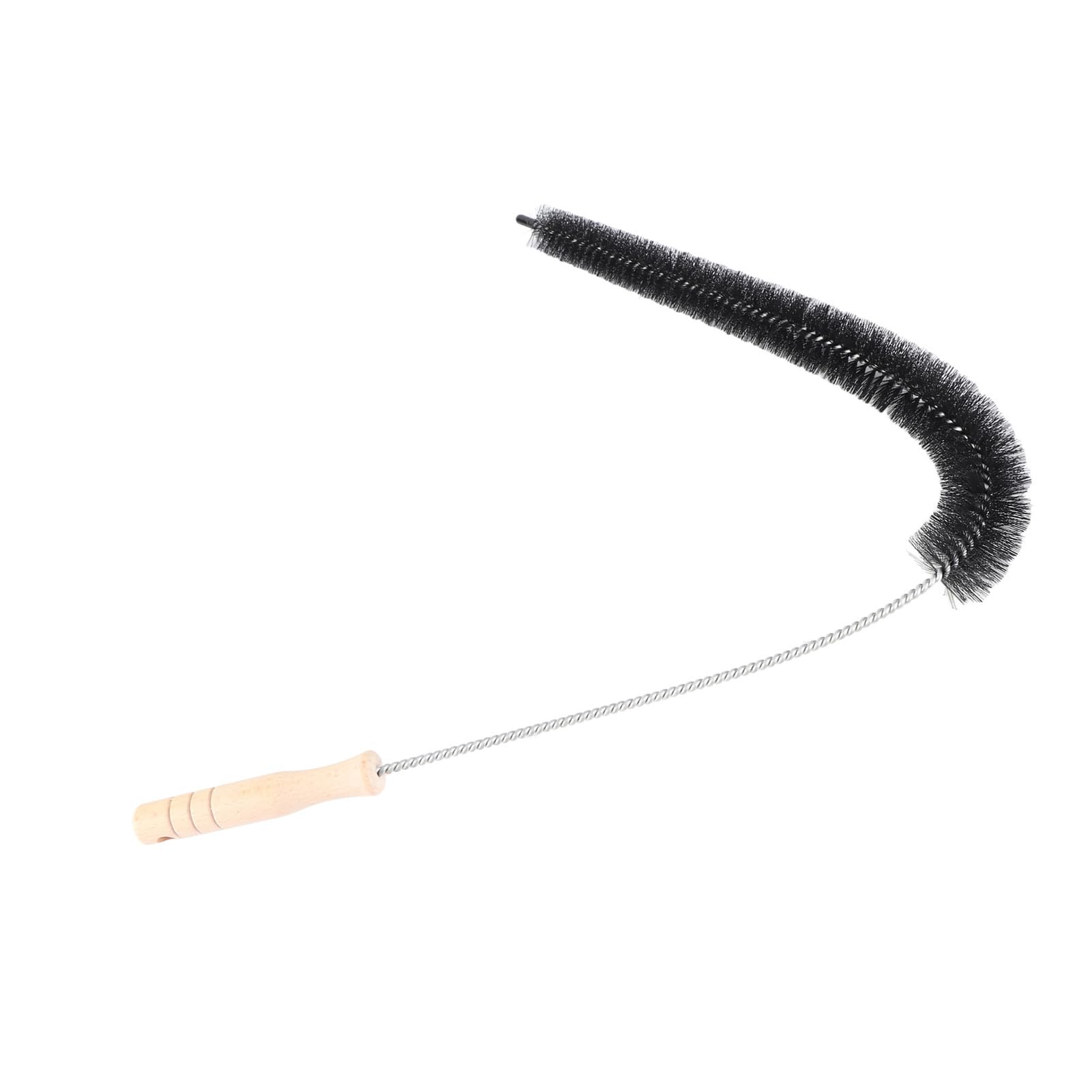 Lazmin Defult Dryer Vent Cleaning Brush,Lint Remover, Flexible Reusable Tough Fiber Brushes,Cleaning Duct Pipes,Free Angle Bend,With Wood And Aluminum Material Handle