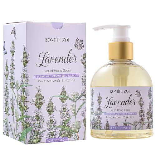 Image of ROMIIE ZOI Liquid Hand Soap with Gift Box - Lavender - 260ml / 8.7 fl.oz