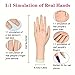 Practice Hand for Acrylic Nails Soft Touch Mannequin Hand for Nails, Flexible and Bendable Fake Hand for Nails for Nail Art Beginners (right)