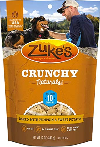 Zuke's Crunchy Naturals 10s Baked With Pumpkin & Sweet Potatoes Dog Treats, 12-oz bag