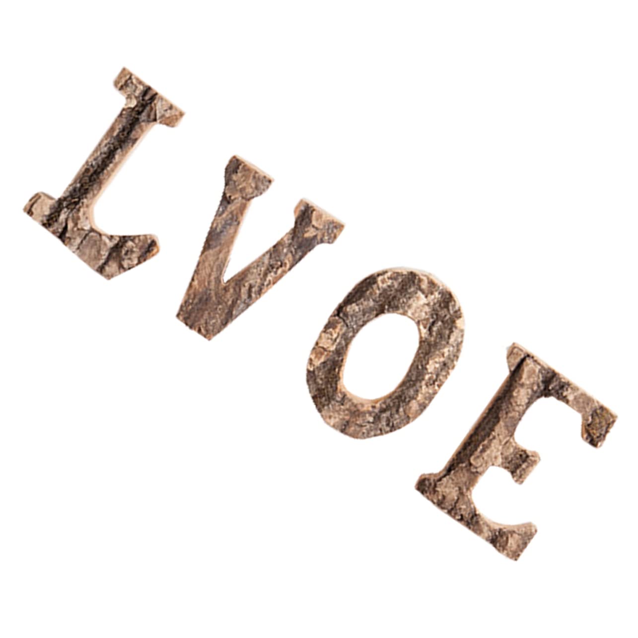 NOLITOY DIY Letters Wooden English Letters Home Holiday Decor Photo Hanging Display Christmas Ornament Wedding Present