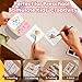 XenGro Mini Sticker Printer AHM2, Mini Thermal Printer with 3 Rolls Paper, Bluetooth Inkless Printpods, Pocket Label Maker Suitable for Creative Kids DIY, Diaries, Photos, Study Notes -Light Pink