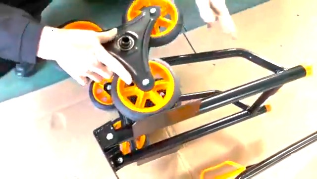 Carretilla de mano todoterreno con 6 ruedas y mango telescópico miniatura 7
