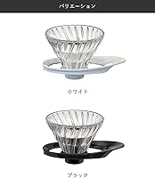 Vista 44 de HARIO VDR-02-W V60 Gotero transparente 02 blanco, para 1-4 tazas, café, goteo de mano, hecho en Japón