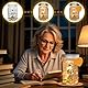 60 Geburtstag Frau Mann LED Flaschenlicht Geldgeschenke Geburtstag, 60. Flaschenlichter Geburtstag Geschenke Geld Leuchtflasche Verpackungen, 60 Geburtstagsgeschenk für Frauen Männer Tischdeko