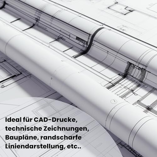 Papier pour traceur CABRO 80g pour impression de plans d'architecte et dessins techniques - 4