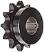 Browning H8012X 1 3/8 Finished Bore Roller Chain Sprocket, Single Strand, Steel, Hardened Teeth, 12 Teeth