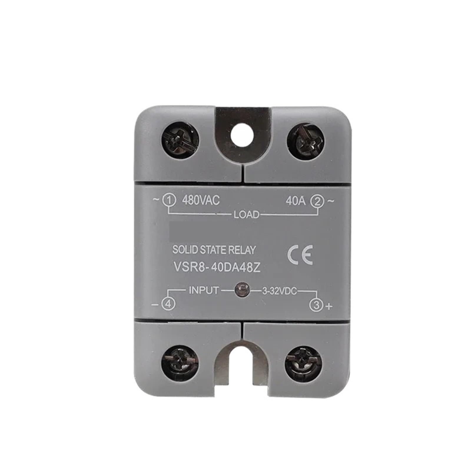 Relé de estado sólido VSR8 SSR-10DA monofásico con salida de 24-480VAC para PLC