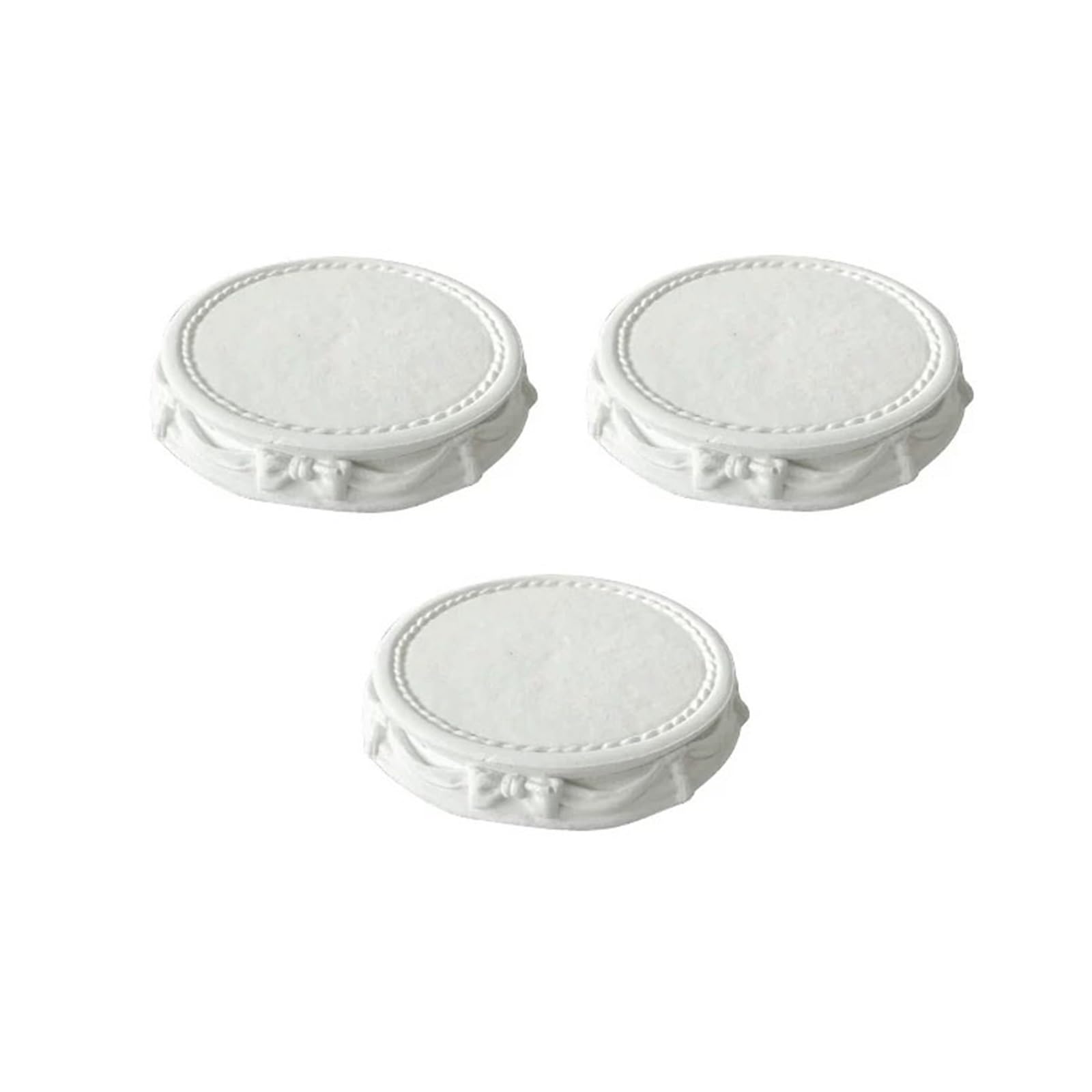 Estetyka 5 Pack Roman Column Gypsum Jewelry Display Stand Set