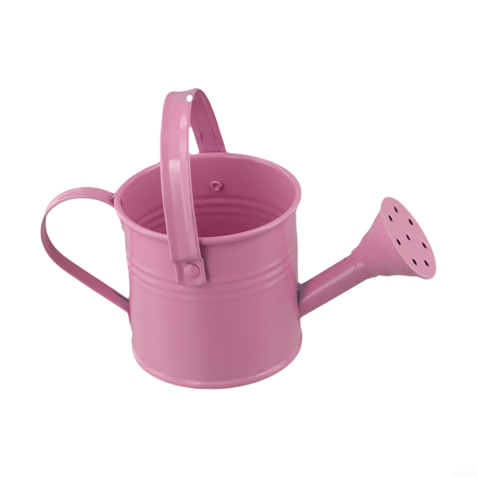 Small Metal Watering Can with Long Nose - Leak-Proof Garden Sprayer & Sprinkling Pot, Balcony Gardening Tool for Indoor Plants(Pink)