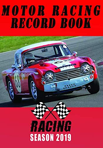 Motor racing record book 2019: log book to keep all your racing information in, 100 templates 7