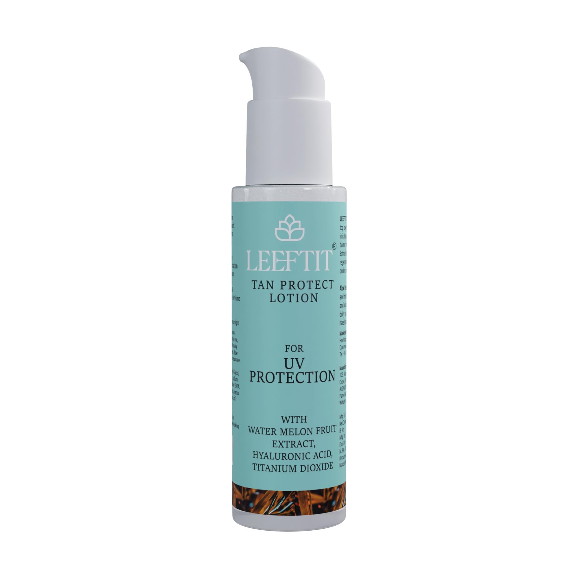 Tan Protect lotion for UV Protection with Water Melon Fruit Extract, Hyaluronic Acid & Titanium Dioxide, (100ml), for Men & Women-image-40
