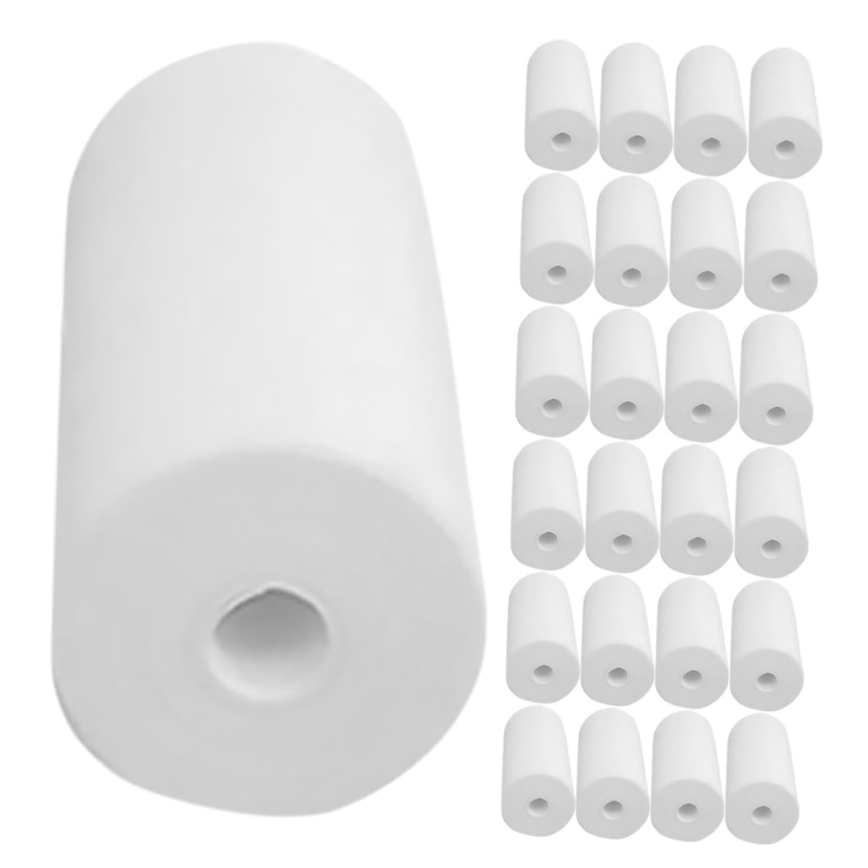 Papel Térmico para Impresora Térmica 25 Rollos Blanco