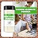 Sodium Alginate Powder - 4oz Pure Sodium Alginate Food Grade Thickener Powder, Natural Gelling Agent for Desserts, Caviar Spheres Making, Ice Cream, Meatloaves, Vegan Stabilizer for Baking, Thickening