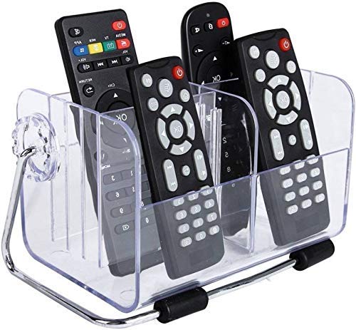 OZKET TV/AC Remote Organiser Stand Holder with Plastic Desk, Wall Mount Remote Control Holder, Stylish Pen Makeup Mobile 6-Slot Shelf Stackable Storage Acrylic Box, Home Study Table Box (B0BY4PKQCD) Amazon Price History, Amazon Price Tracker
