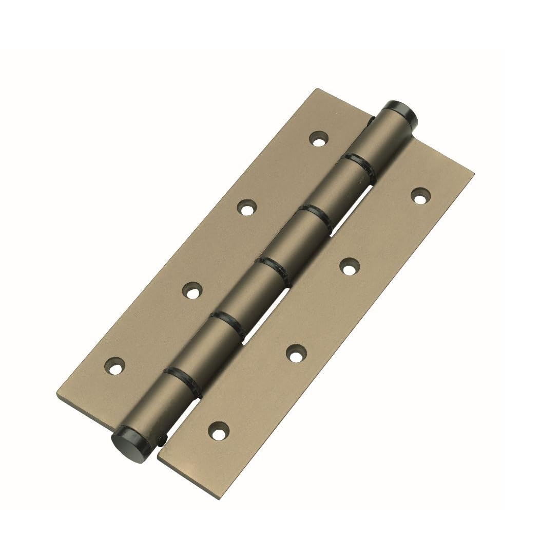 Bisagra muelle cierre simple acción con resorte con fuerza regulable medidas 180mm de alto 80cm de ancho peso máximo por bisagra 20kg material de aluminio (NEGRO)