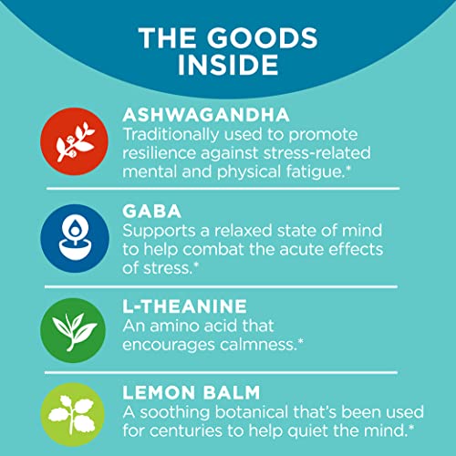 OLLY Ultra Strength Goodbye Stress Softgels Twin Pack, GABA, Ashwagandha, L-Theanine and Lemon Balm, Stress Relief Supplement - 120 Count - Image 4