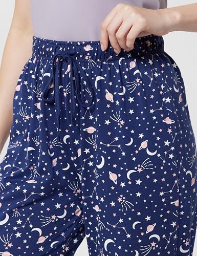 Image of Max Women's Cotton Printed Regular Fit Knit Pyjamas