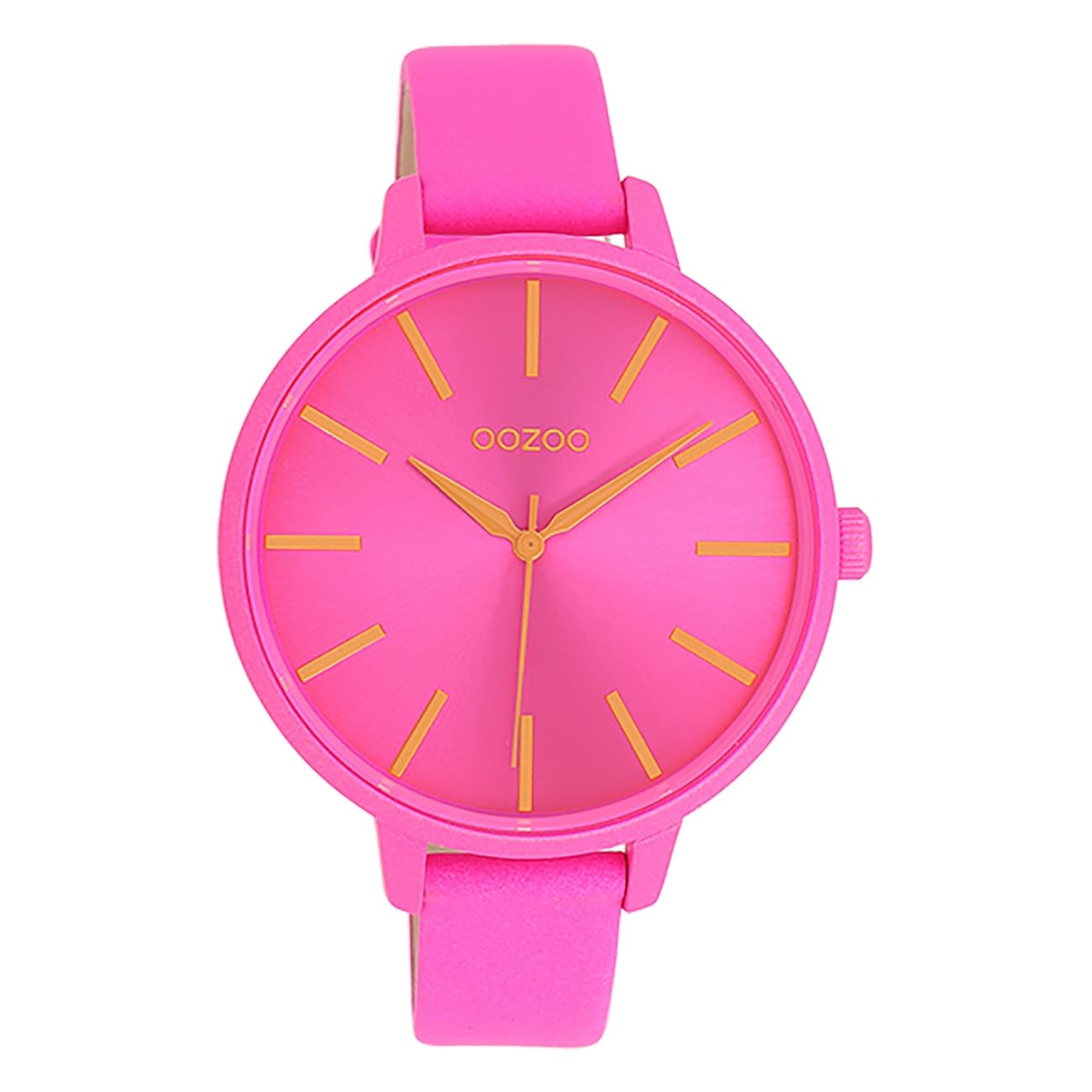 Oozoo Neon Pink Watch OOZOO Timepieces - C11186 - Damen - Leder-Armband - Neonpink  main image 4