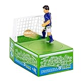  TOOGOO Regalo de Novedad de Dibujos Animados de Futbol Olla de ahorros alcancia electrica Golpeo del GOL del Jugador de Futbol Banco de Monedas de Futbol Hucha Caja de Dinero