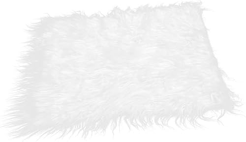 Amosfun Alfombra de bebé recién nacido, ropa de bebé, ropa blanca para recién nacidos, manta de fotografía, accesorios para bebé, manta ondulada,