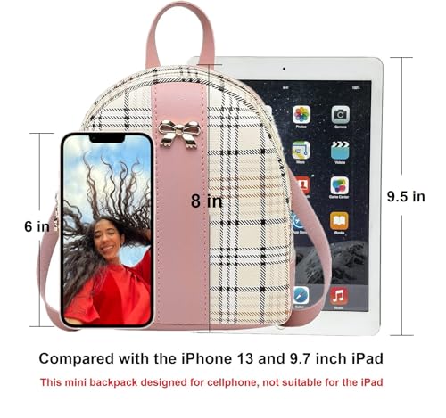 NUWA Plaid Mini Backpack Purse