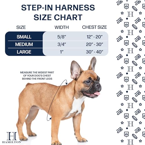 Hamilton Adjustable Comfort Nylon Dog Harness, Black, 5/8" x 12-20" by Hamilton - Image 3