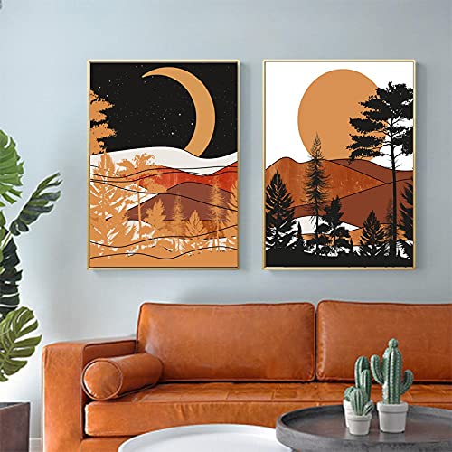 Toile Peinture Affiches contemporaines grand format 60x90cm pour décoration épurée
