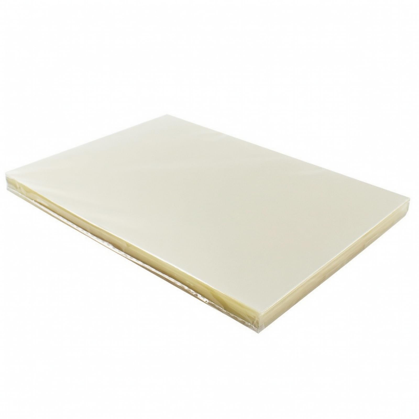 KESOTO 100 Pièces Feuille Cverture Feuille Plastique Imprimable Polyvalent Protège-Document pr Documen Manipulés,