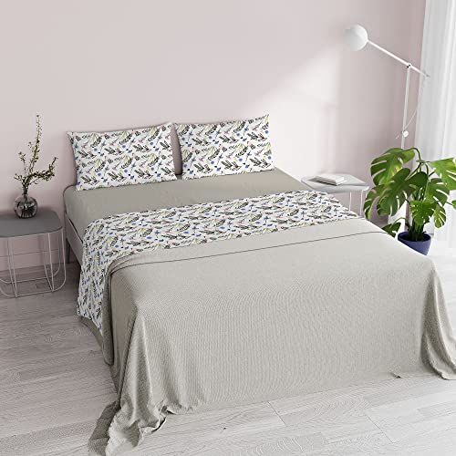 MB HOME ITALY “Fantasy” Bed Sheets Set, Double, Provenza - Image 4