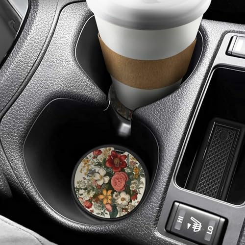 Posavasos para auto madera 2 piezas 2.6 pulgadas miniatura 6