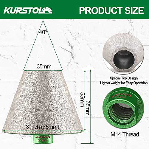 KURSTOL Diamond Cone Tile Bit - Image 2