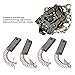 Acouto Replaceable Carbon Motor Brushes 4PCS Alternators Brush Set A647X50870 Metal Alternators Brush Set Replacement for IR IF