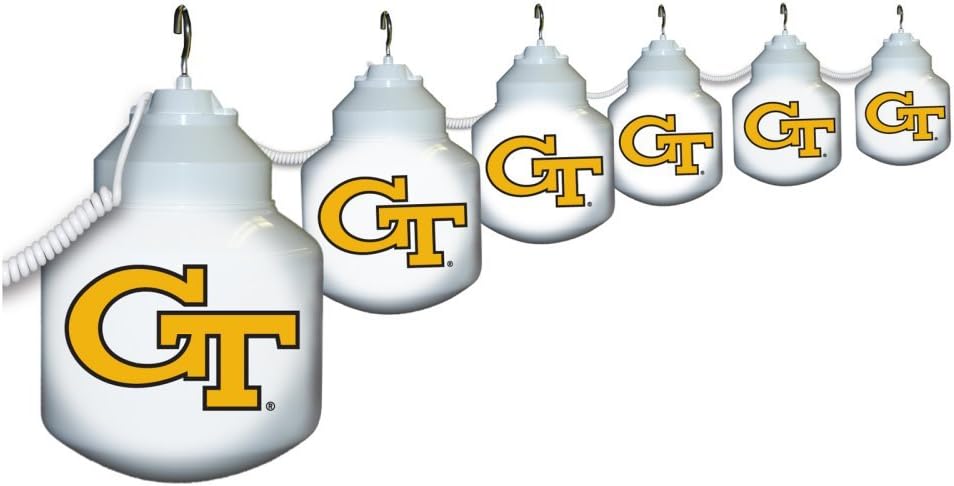 Polymer Products LLC NCAA-GT617404A Georgia Tech Six Globe String Light Set