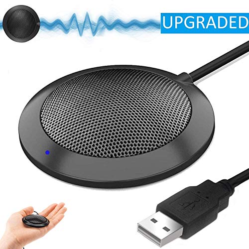 Microfono a condensatore portatile da conferenza con USB per computer PC, portatile, desktop, Mac e Macbook, ideale per Skype, riunione, chat video, chiamate VoIP