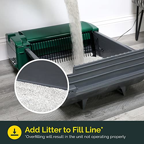 Pet Zone Smart Scoop Litter Box Value Pack, Self Cleaning, Hands-Free Large Litter Box, Easy to Clean