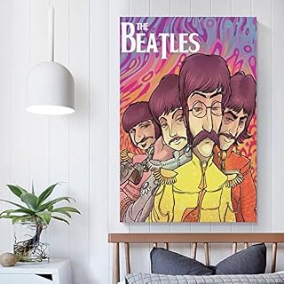 Poster The Beatles Music Poster 19 affiches pour chambre à coucher – Impression esthétique – Impression sur toile… - Les Beatles, Paul McCartney, John Lennon, RIngo Starr, George Harrison Poster The Beatles Music Poster 19 affiches pour chambre à coucher - Impression esthétique - Impression sur toile… – Image 5