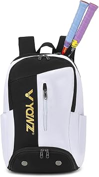 Tennis Backpack for Men Women, Badmintion Squash Pickcleball Rackets Bag, Separate Ventilated Shoe Compartment Sports Bag