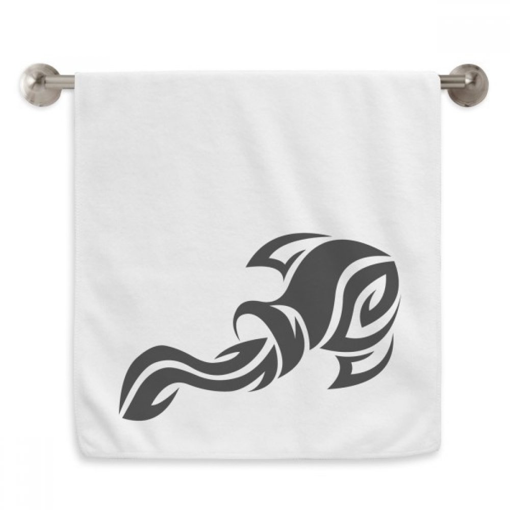 Serviettes débarbouillettes Verseau en tissu premium blanc 13 x 29 pouces