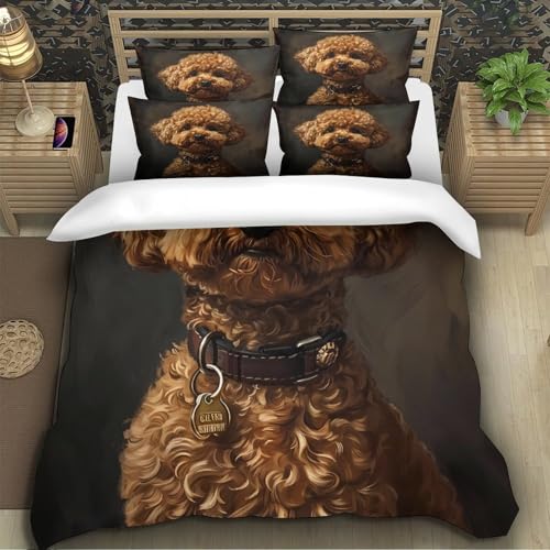 Housse de Couette Super Douce en microfibre pour lit 260x220 avec fermeture zippée - 5