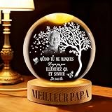 Souvenir Mémorial Décoratif : Cette lampe boule de cristal mémoire offre une lueur douce et réconfortante parfaite pour les chambres, bureaux, étagères ou tables. Elle sert à la fois de pièce de décoration de table mémorial et de veilleuse boule personnalisée ambiante, vous aidant à honorer ceux qui ne sont plus avec vous de manière sereine et intemporelle. Un ajout élégant et édificateur à tout espace. Au moment où vous ouvrez cette lampe mémoire personnalisée, il/elle a toujours été là.
