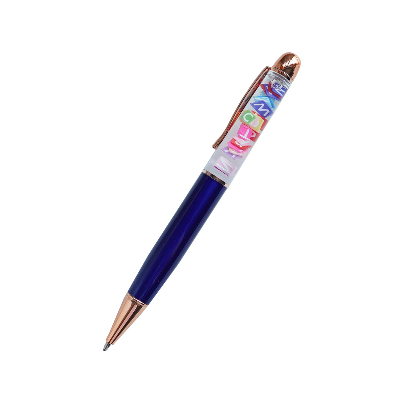 Sikyby Letters Funny Pens Cute Floater Floating Liquid Writing Journaling Office Pen Unique Gift For Women Men โ image 1